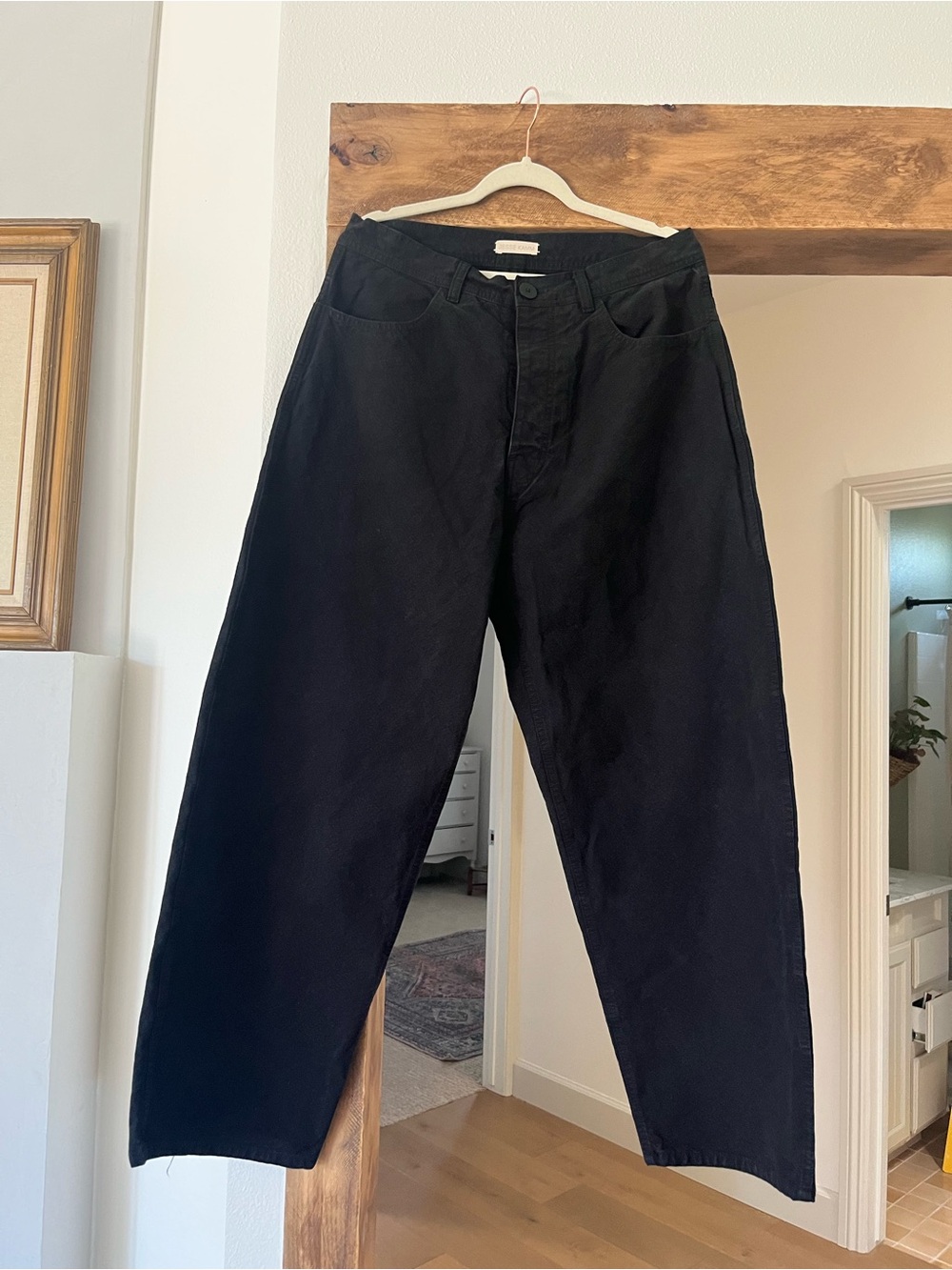 Jesse Kamm Wide Leg Pants in Black